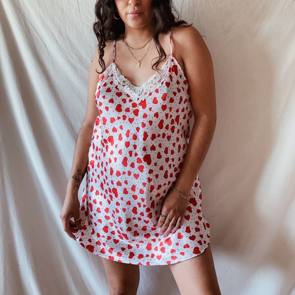 Vintage Heart Slip Dress